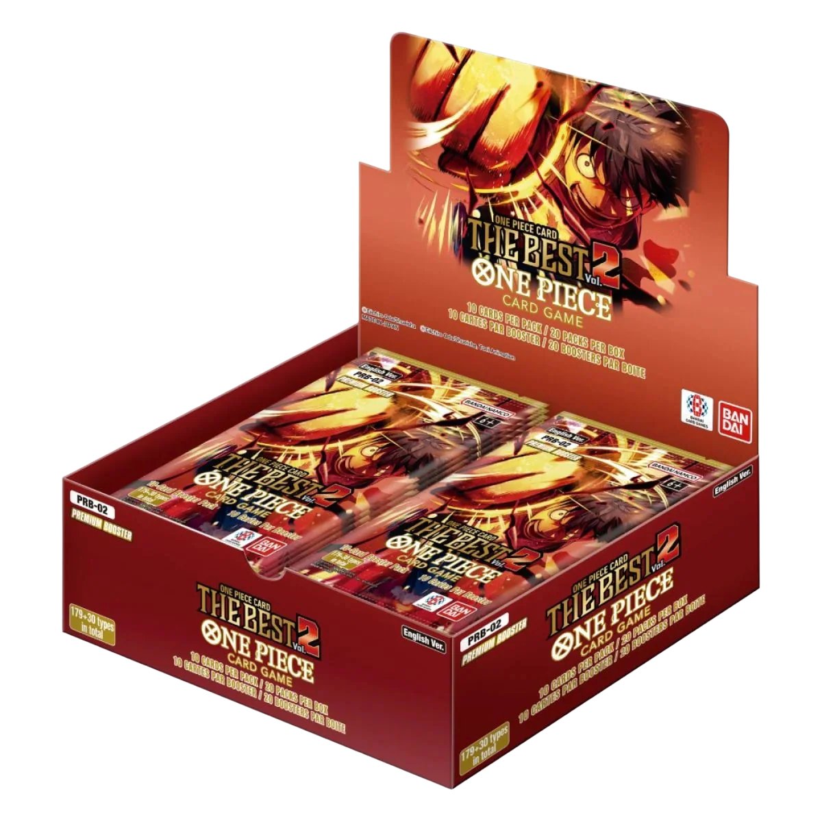 One Piece TCG - One Piece Card The Best Vol.2 (PRB-02) - Premium Booster Box (20x Packs)