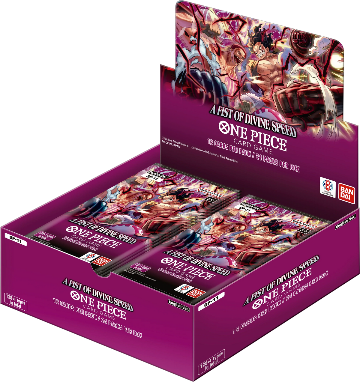 One Piece TCG - A Fist of Divine Speed (OP-11) - Display Case (12x Booster Boxes)