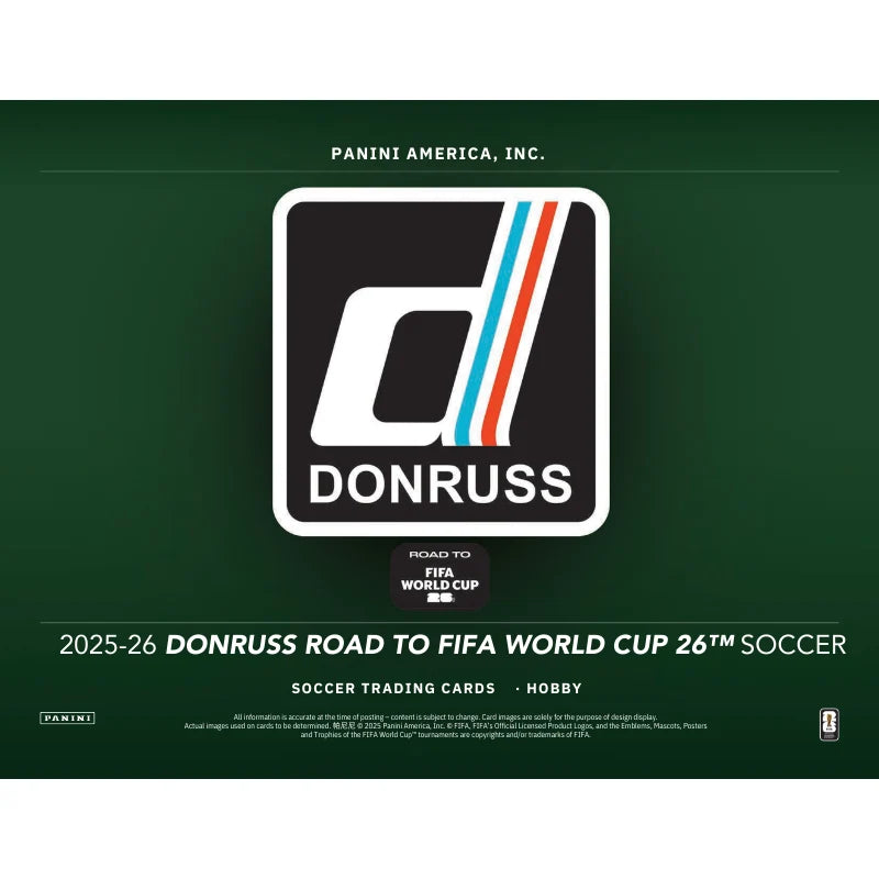 2025/26 Panini Donruss Road To FIFA World Cup 26 Soccer Hobby 12 Box Case
