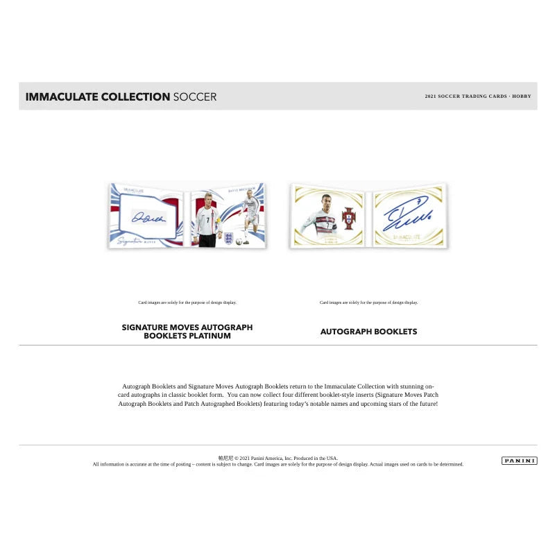 2021 Panini Immaculate Soccer Hobby Box