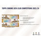 2023/24 Topps UEFA Club Competitions Chrome Soccer Jumbo Box