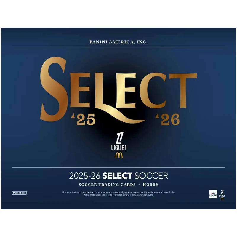 2025/26 Panini Select Ligue 1 Soccer H2 12 Box Case